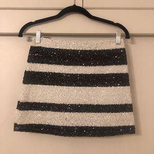Sequin Mini Skirt